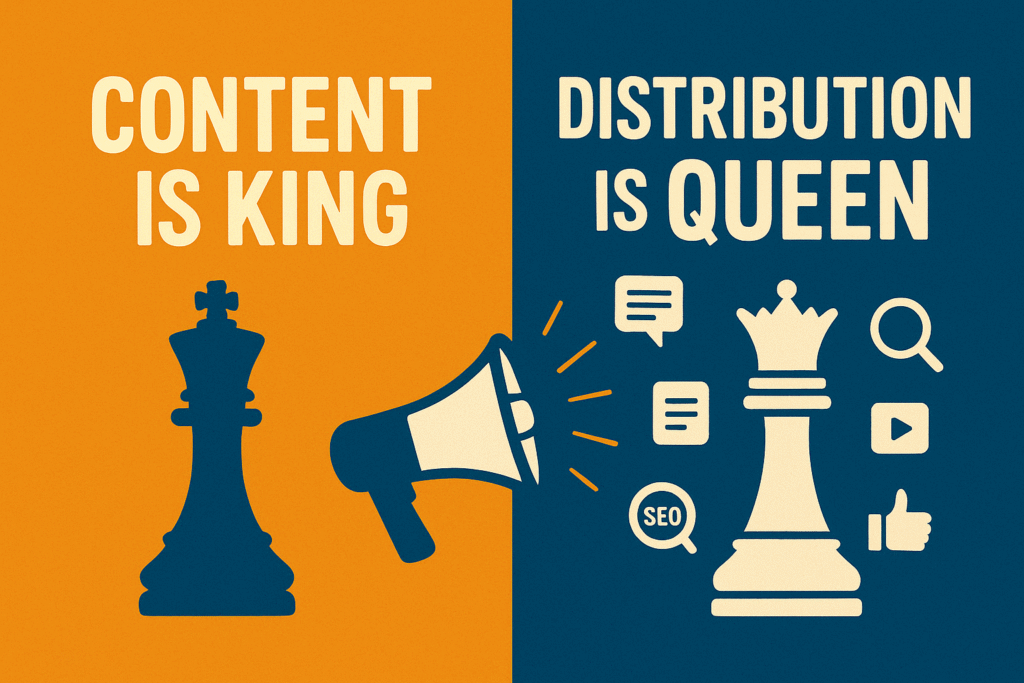 Content is King Distribution is Queen