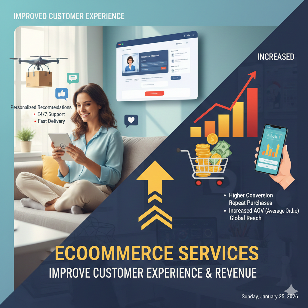 eCommerce services boost revenue