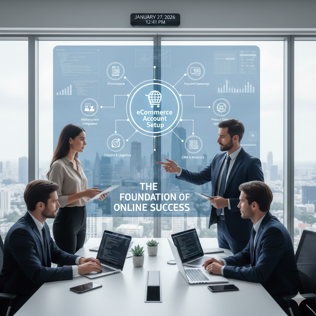 eCommerce Account Setup Success