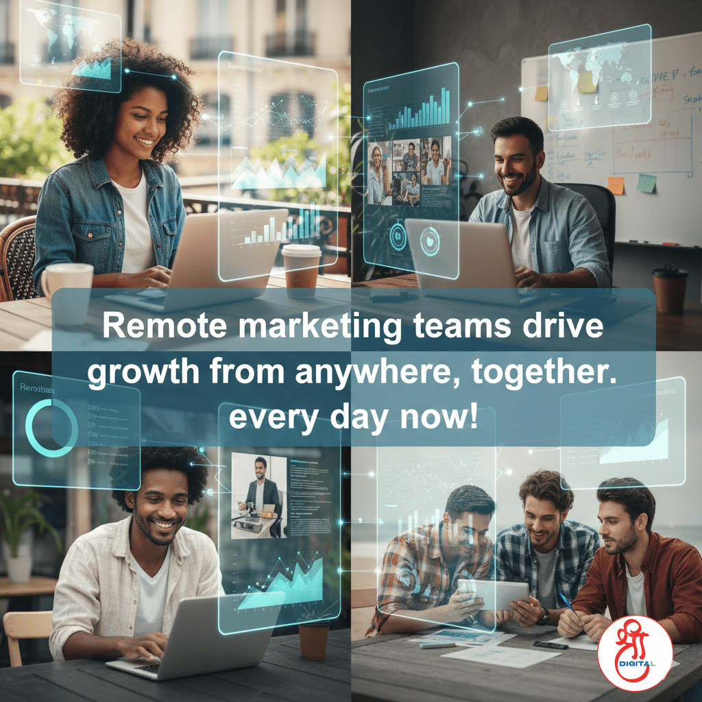 Distributed digital marketing teams