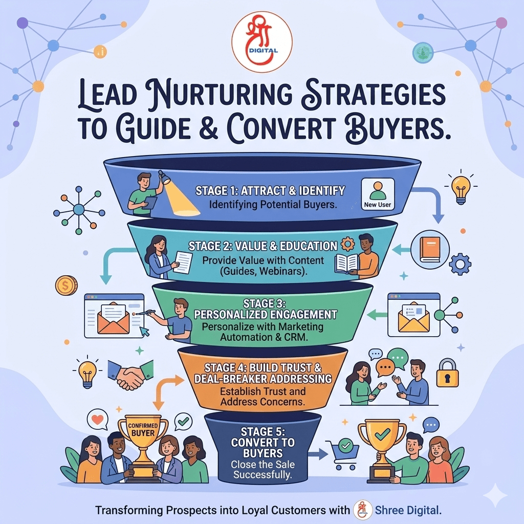 Email lead nurturing campaigns